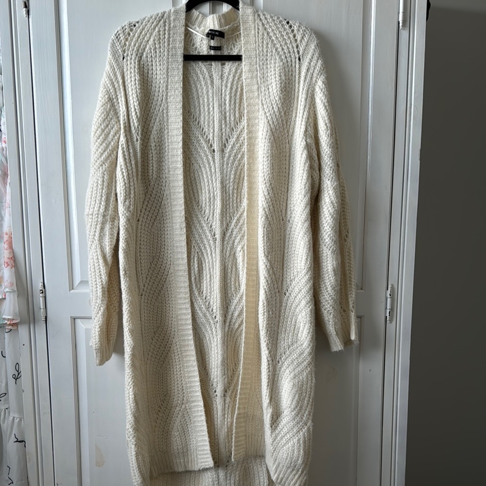 Miss Me Full Length Knit Cardigan